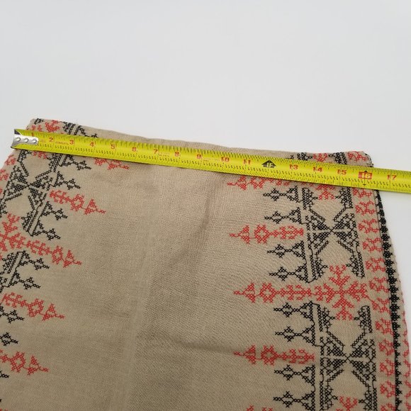 Loft | NWT Tan Ebroidered Skirt - 12 - Picture 8 of 11